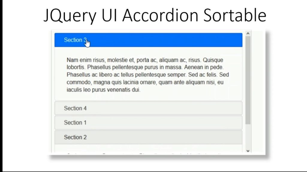 Image of jQuery UI Accordion